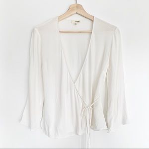 Aritzia Wilfred Wrap Blouse